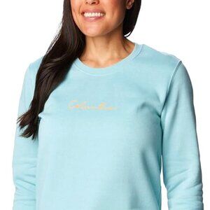 NWT Columbia Women's Trek Graphic Crew | light blue | Size Small